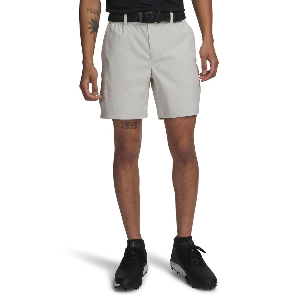 Under Armour Drive Golf Shorts Men's 38 City Khaki Beige 10" Performance